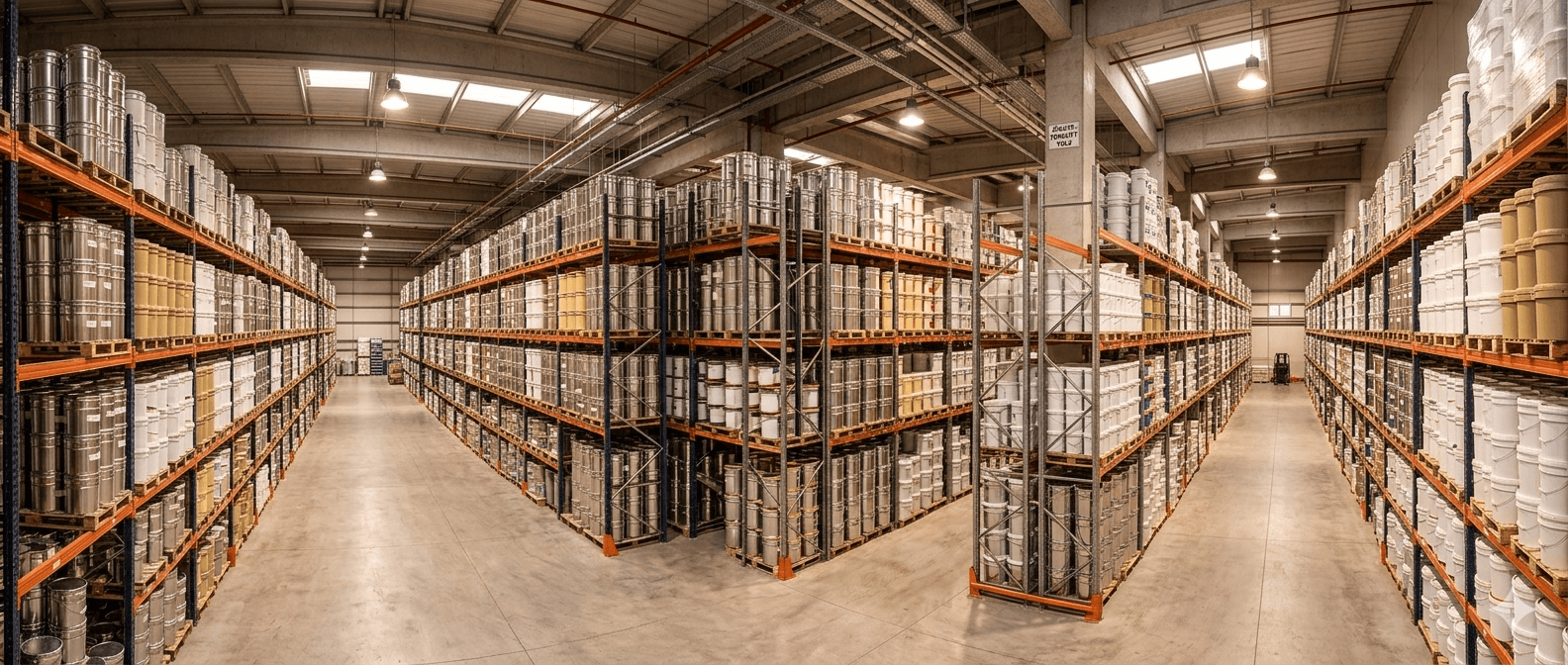 Sanayi Boyalarında Güçlü Stok